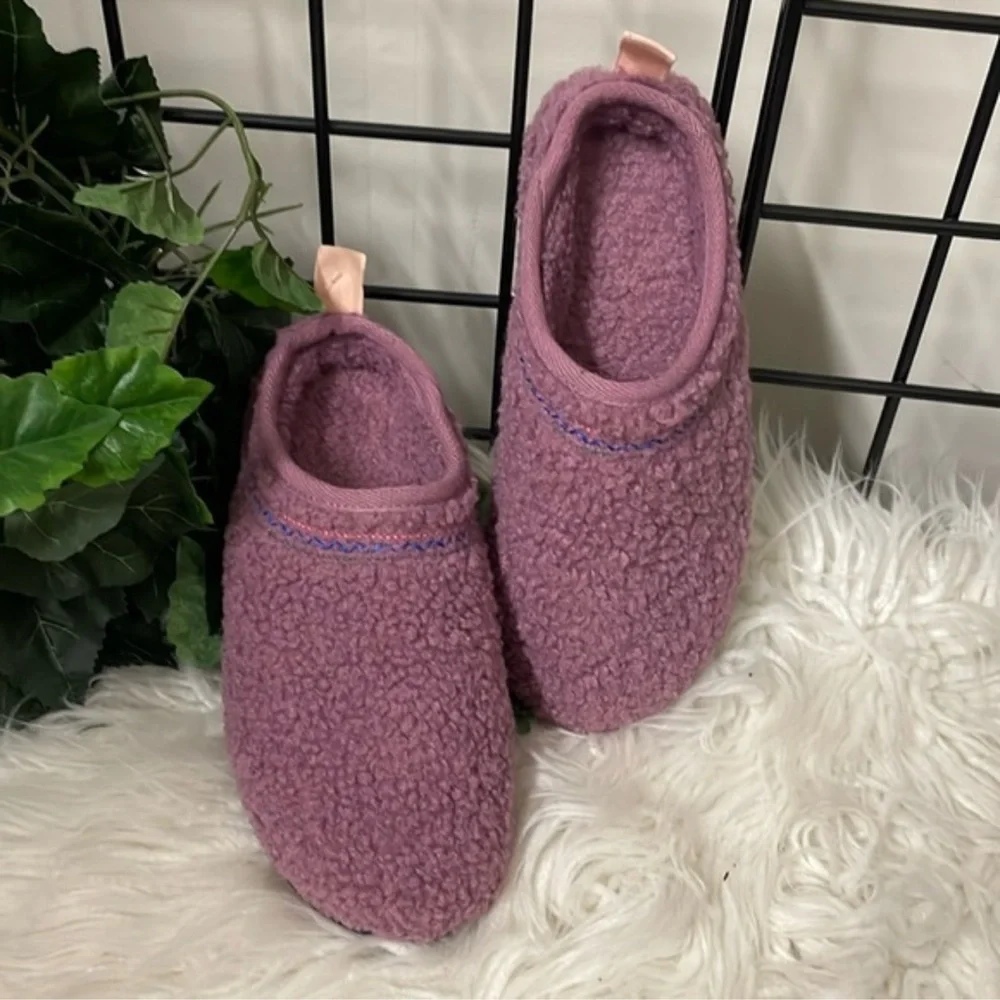 Bombas Sunday Slippers In Mauve Sherpa size 8 - Picture 2 of 10